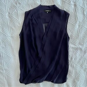 Aritzia Babaton 100% Silk Sleeveless Blouse